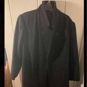 Long Black Felt Coat